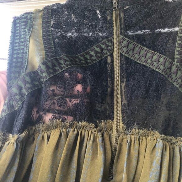 ☀Free People Penny Georgette Babylon Dress, size M - Picture 9 of 12